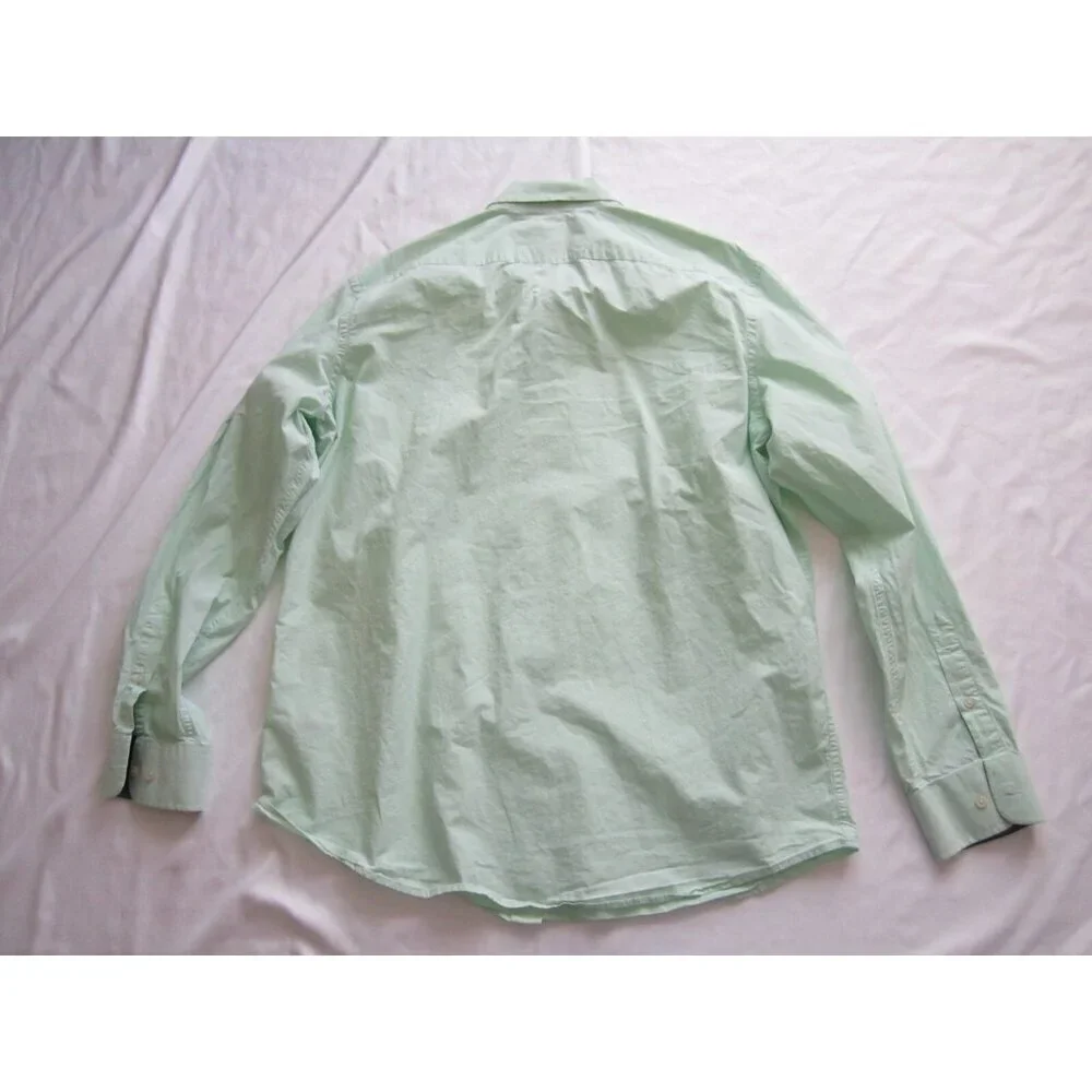 Men Banana Republic Soft Wash Standard Fit Button Long Sleeve Shirt Sz XL(MT497)